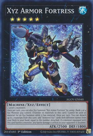 Image of Xyz Armor Fortress [AGOV-EN040] Super Rare