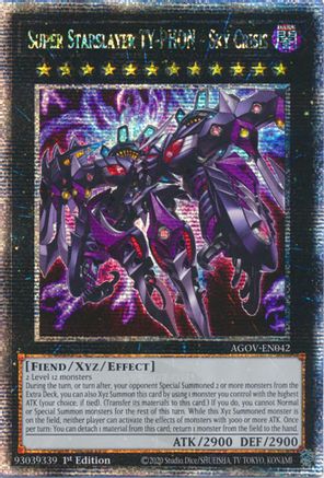 Image of Super Starslayer TY-PHON - Sky Crisis (Quarter Century Secret Rare) [AGOV-EN042] Quarter Century Secret Rare
