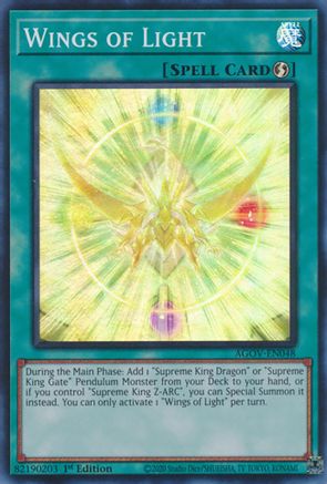 Image of Wings of Light [AGOV-EN048] Super Rare