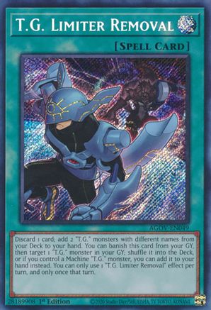 Image of T.G. Limiter Removal [AGOV-EN049] Secret Rare