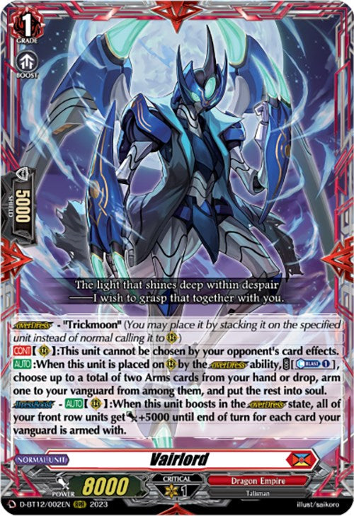 Image of Vairlord (D-BT12/002EN) [Evenfall Onslaught]