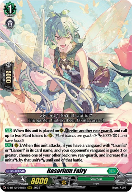 Image of Rosarium Fairy (D-BT12/015EN) [Evenfall Onslaught]