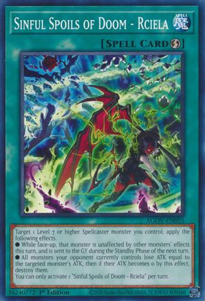 Image of Sinful Spoils of Doom - Rciela [AGOV-EN055] Common