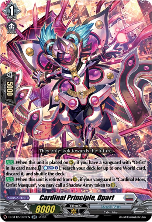 Image of Cardinal Principle, Opart (D-BT12/025EN) [Evenfall Onslaught]