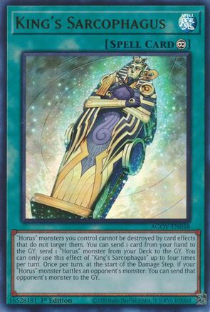 Image of King's Sarcophagus [AGOV-EN058] Ultra Rare