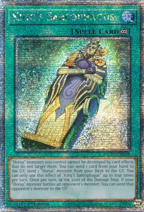 Image of King's Sarcophagus (Quarter Century Secret Rare) [AGOV-EN058] Quarter Century Secret Rare
