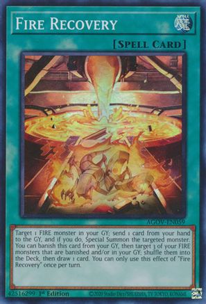 Image of Fire Recovery [AGOV-EN059] Super Rare