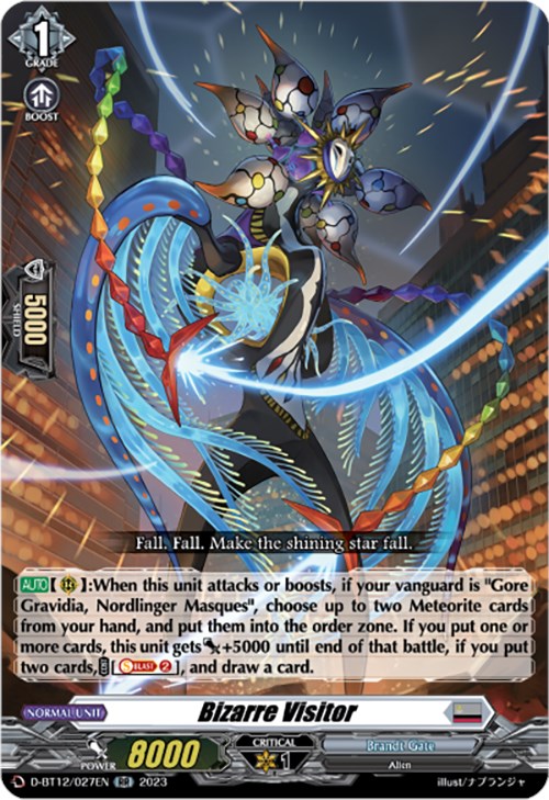 Image of Bizarre Visitor (D-BT12/027EN) [Evenfall Onslaught]