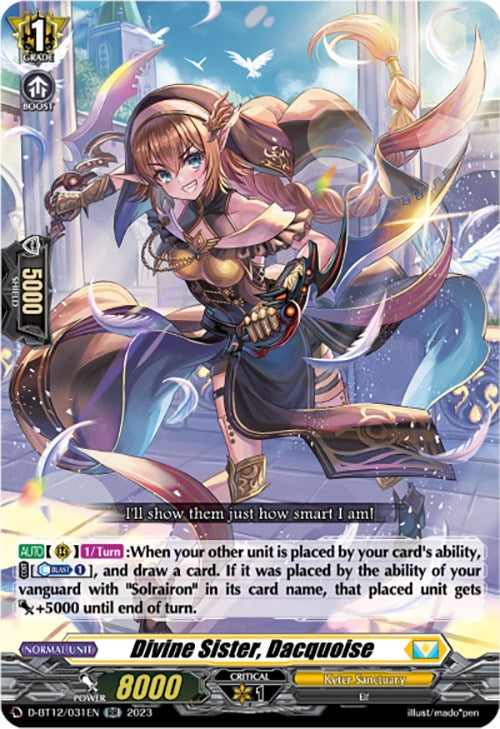 Image of Divine Sister, Dacquoise (D-BT12/031EN) [Evenfall Onslaught]