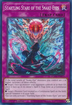 Image of Startling Stare of the Snake-Eyes [AGOV-EN075] Common