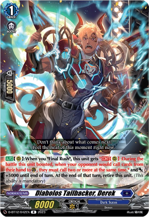 Image of Diabolos Tailbacker, Derek (D-BT12/042EN) [Evenfall Onslaught]