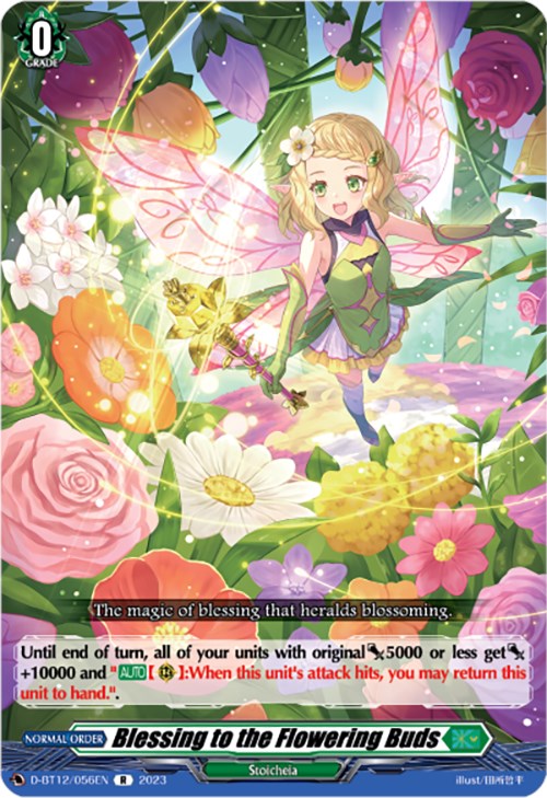 Image of Blessing to the Flowering Buds (D-BT12/056EN) [Evenfall Onslaught]