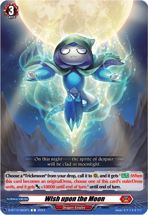 Image of Wish upon the Moon (D-BT12/063EN) [Evenfall Onslaught]