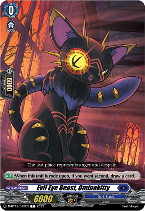 Image of Evil Eye Beast, Ominakitty (D-BT12/072EN) [Evenfall Onslaught]