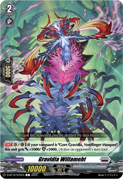 Image of Gravidia Willameht (D-BT12/075EN) [Evenfall Onslaught]