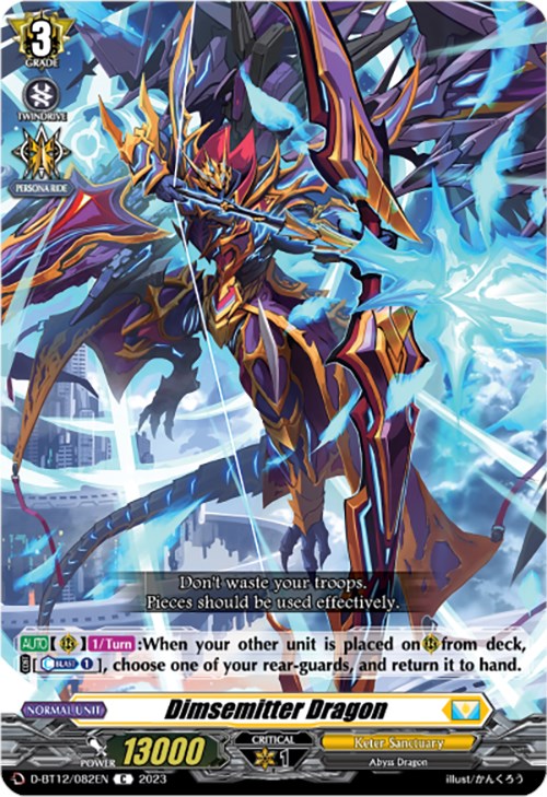 Image of Dimsemitter Dragon (D-BT12/082EN) [Evenfall Onslaught]