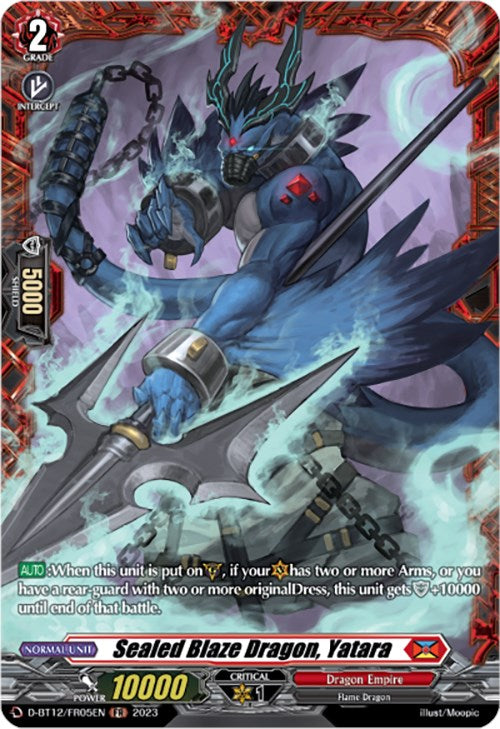 Image of Sealed Blaze Dragon, Yatara (D-BT12/FR05EN) [Evenfall Onslaught]