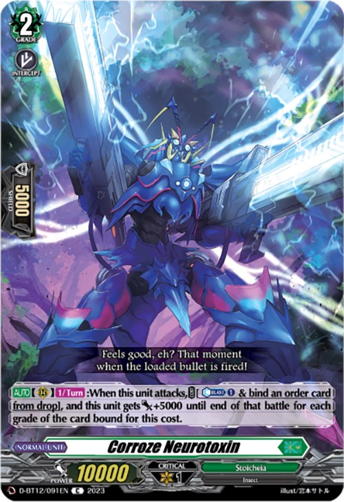 Image of Corroze Neurotoxin (D-BT12/091EN) [Evenfall Onslaught]