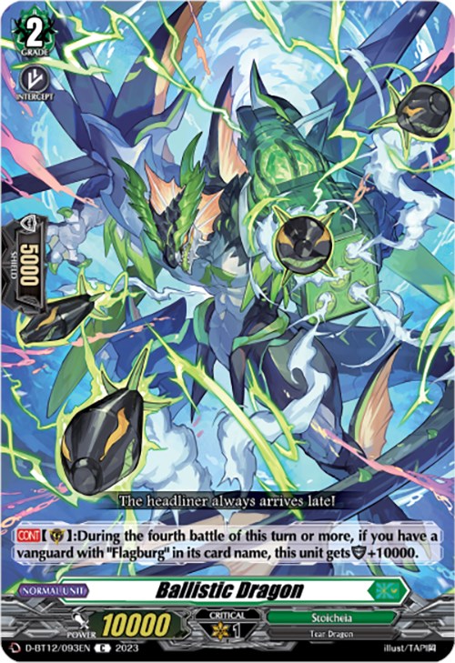 Image of Ballistic Dragon (D-BT12/093EN) [Evenfall Onslaught]