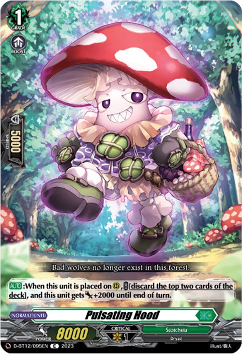 Image of Pulsating Hood (D-BT12/095EN) [Evenfall Onslaught]