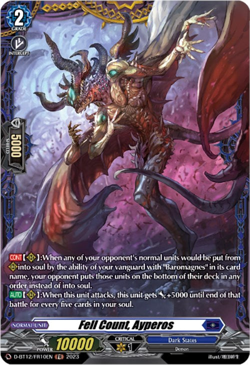 Image of Fell Count, Ayperos (D-BT12/FR10EN) [Evenfall Onslaught]