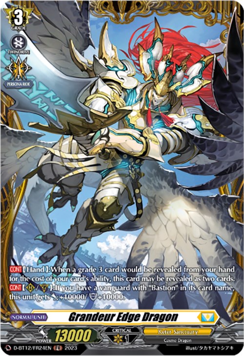 Image of Grandeur Edge Dragon (D-BT12/FR24EN) [Evenfall Onslaught]