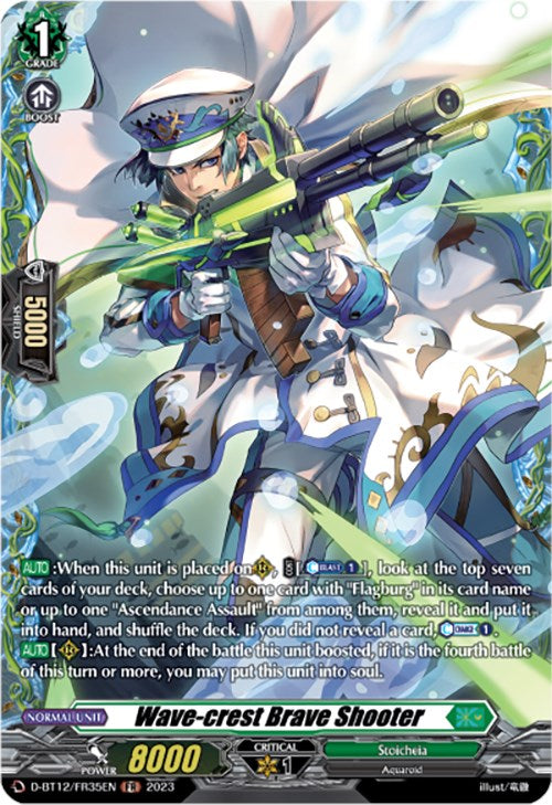 Image of Wave-crest Brave Shooter (D-BT12/FR35EN) [Evenfall Onslaught]