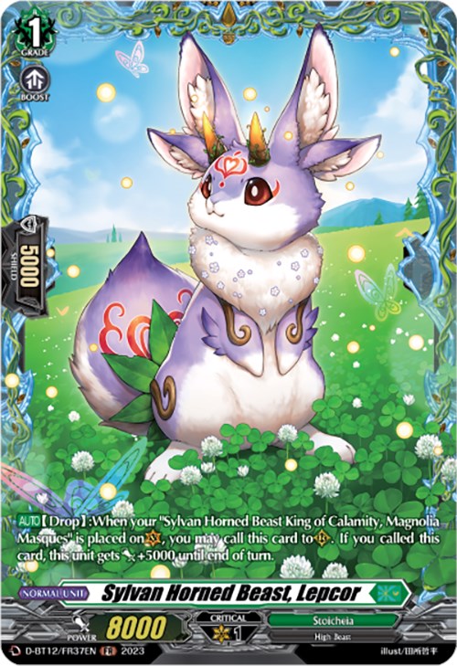 Image of Sylvan Horned Beast, Lepcor (D-BT12/FR37EN) [Evenfall Onslaught]
