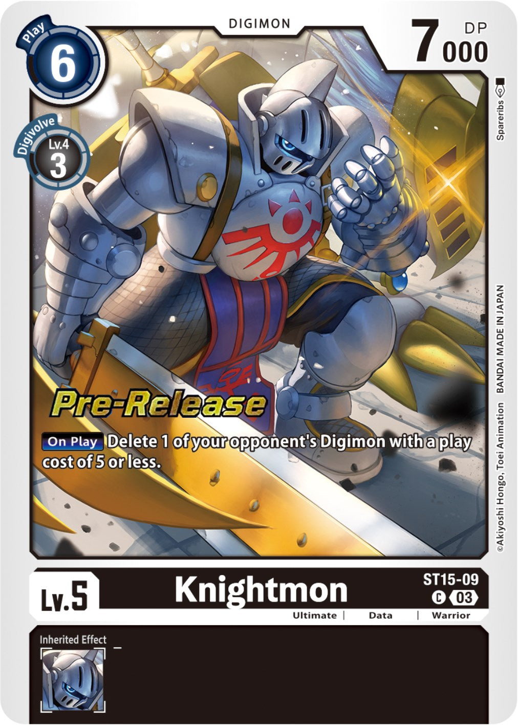 Image of Knightmon [ST15-09] [Starter Deck: Dragon of Courage Pre-Release Cards]