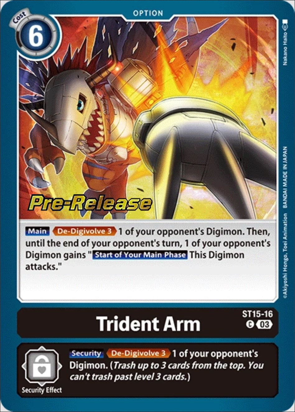 Image of Trident Arm [ST15-16] [Starter Deck: Dragon of Courage Pre-Release Cards]