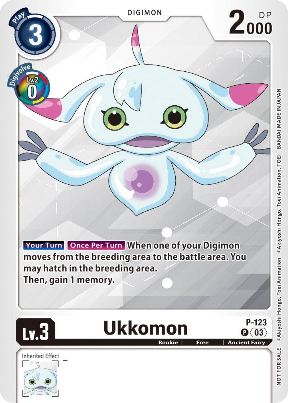 Image of Ukkomon [P-123] (NYCC 2023 Demo Deck) [Promotional Cards]