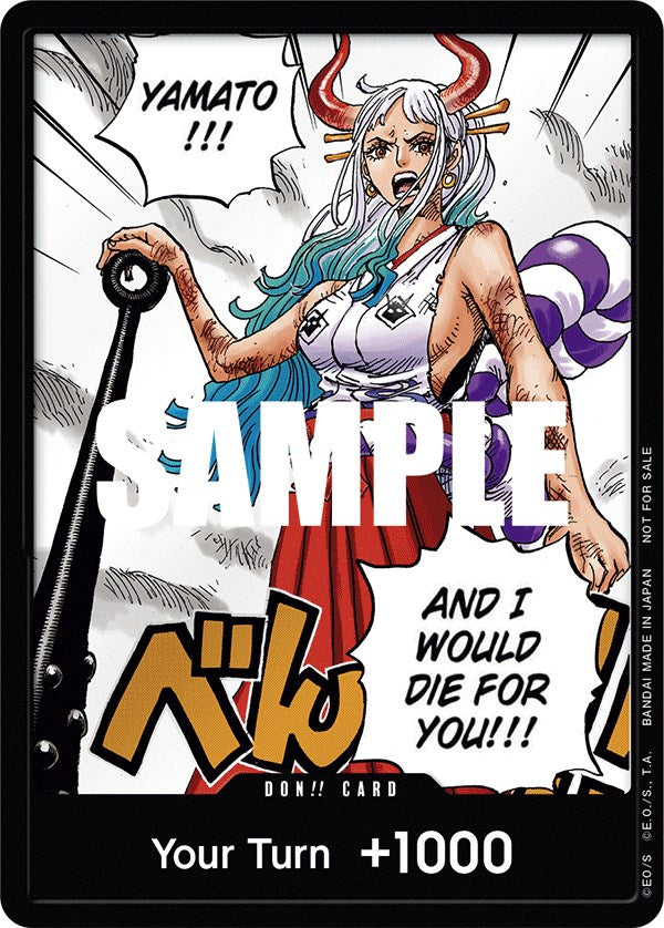 Image of DON!! Card (Yamato) (1st Anniversary DON!! Card Pack) [One Piece Promotion Cards]