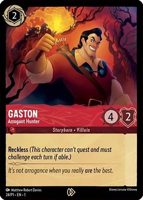 Image of Gaston - Arrogant Hunter (24) [Promo Cards]