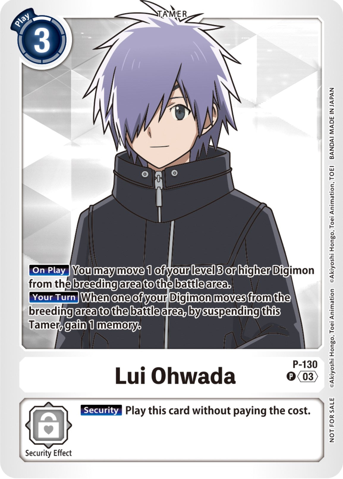 Image of Lui Ohwada [P-130] (NYCC 2023 Demo Deck) [Promotional Cards]