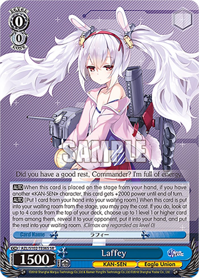 Image of Laffey (AZL/S102-TE06S SR) [Azur Lane]