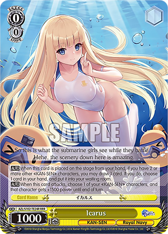 Image of Icarus (AZL/S102-TE24R RRR) [Azur Lane]