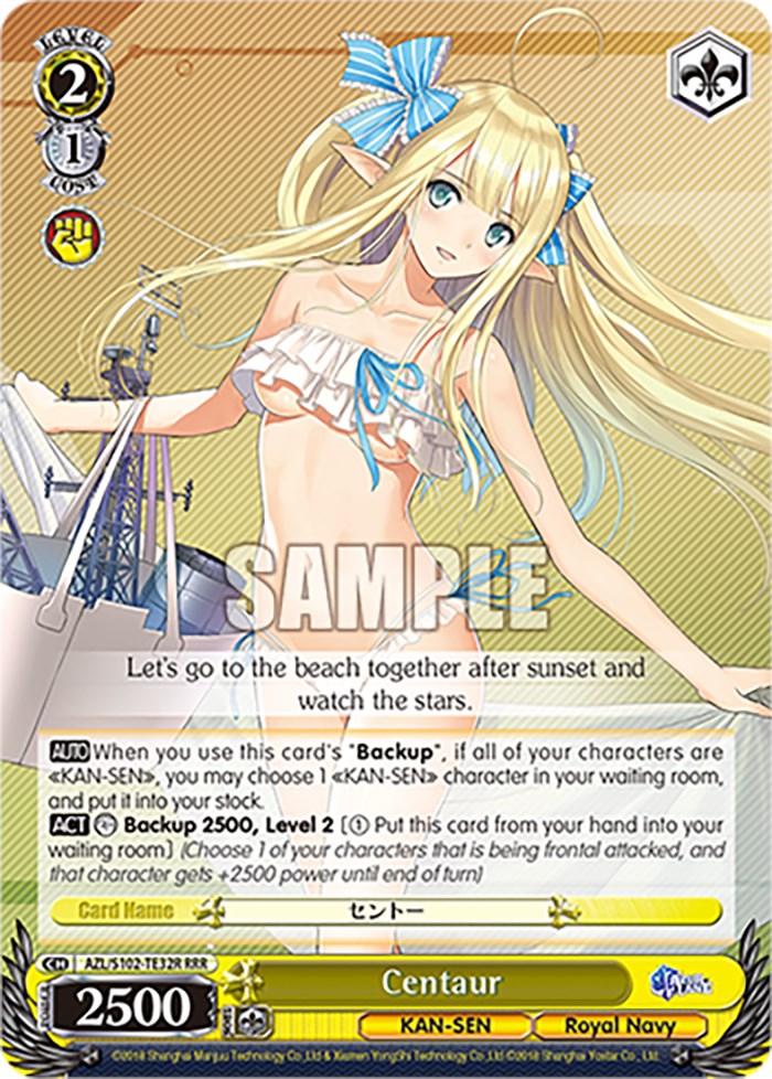 Image of Centaur (AZL/S102-TE32R RRR) [Azur Lane]