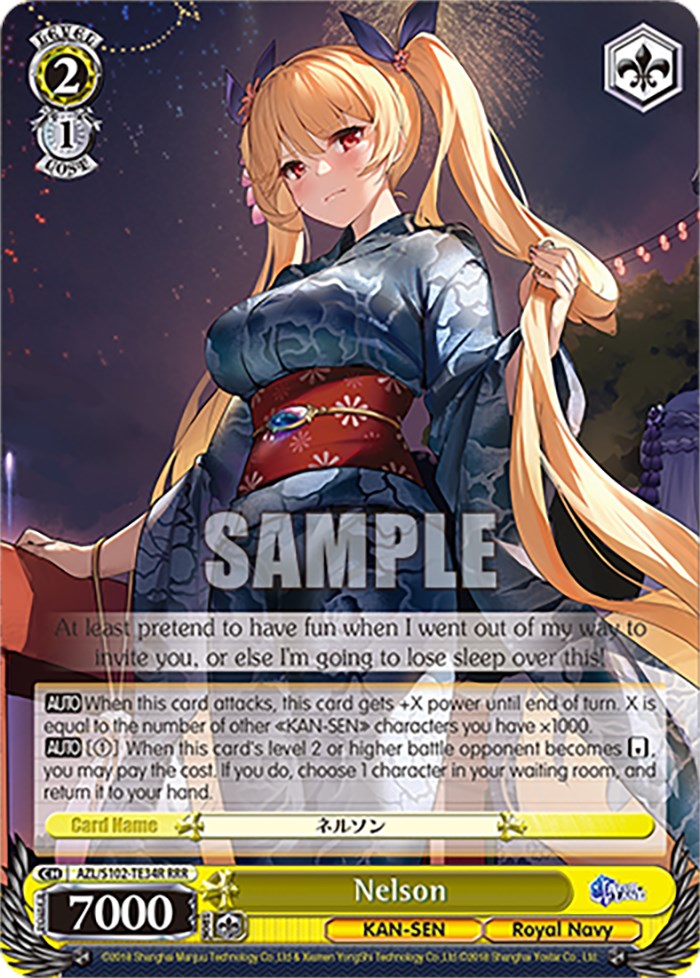 Image of Nelson (AZL/S102-TE34R RRR) [Azur Lane]