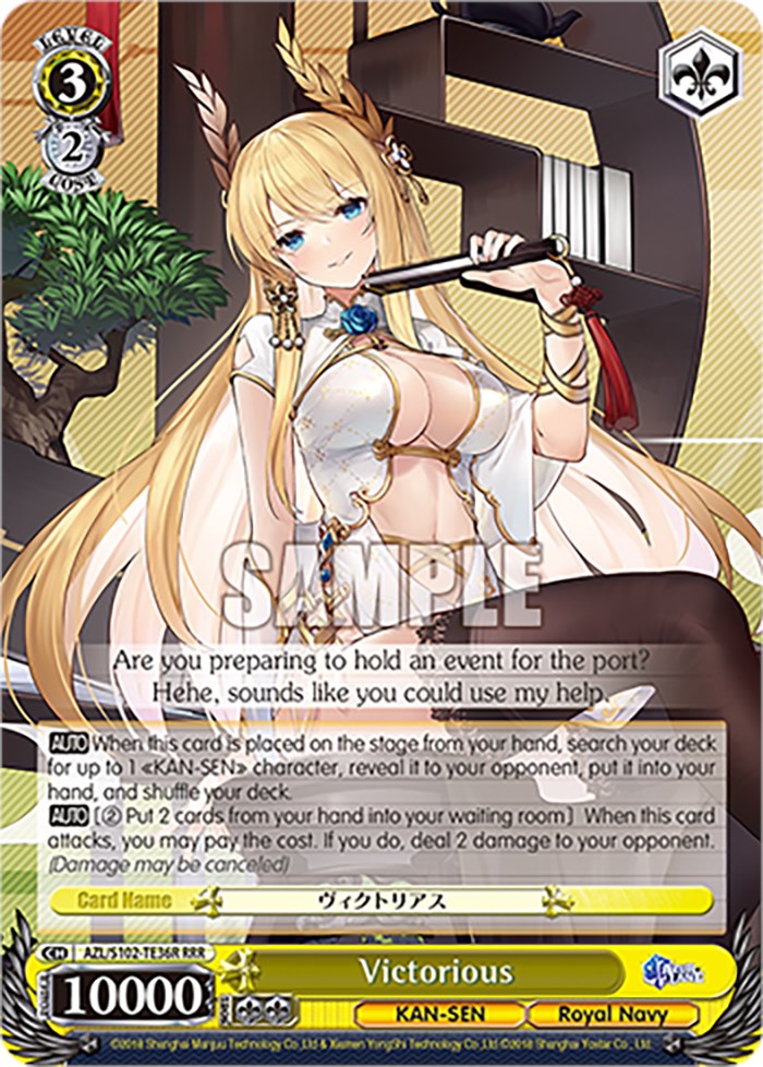 Image of Victorious (AZL/S102-TE36R RRR) [Azur Lane]