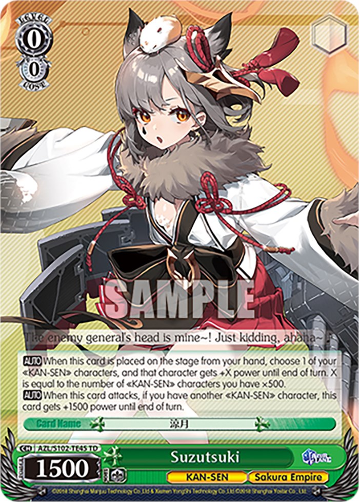 Image of Suzutsuki (AZL/S102-TE45 TD) [Azur Lane]