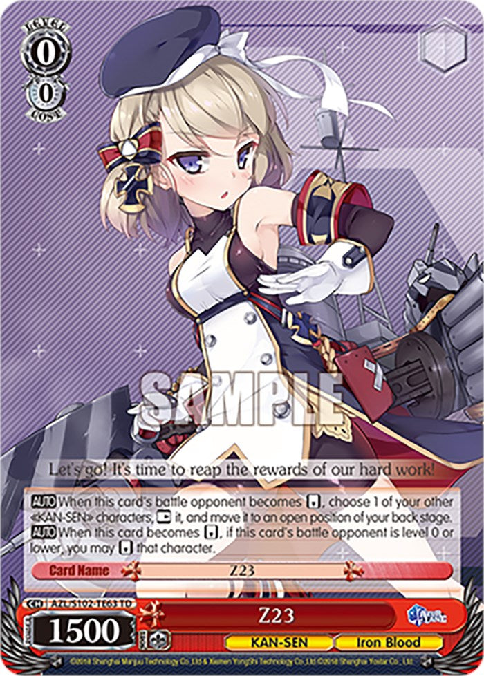 Image of Z23 (AZL/S102-TE63 TD) [Azur Lane]