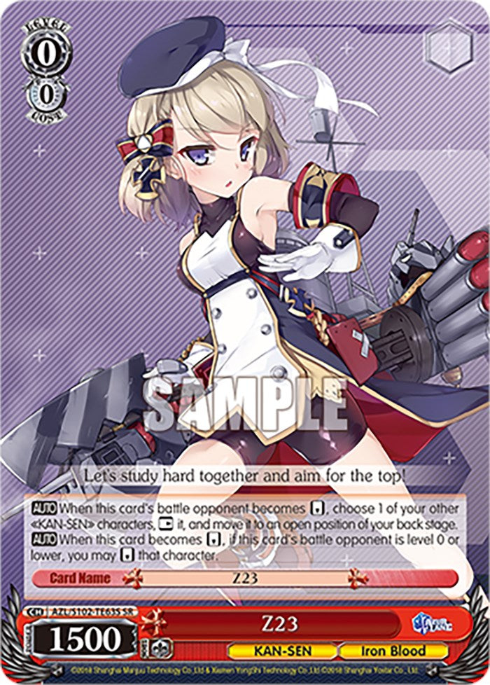 Image of Z23 (AZL/S102-TE63S SR) [Azur Lane]