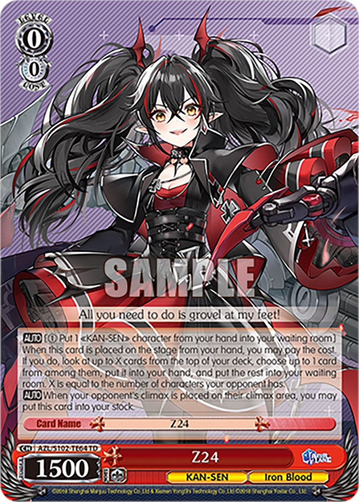 Image of Z24 (AZL/S102-TE64 TD) [Azur Lane]