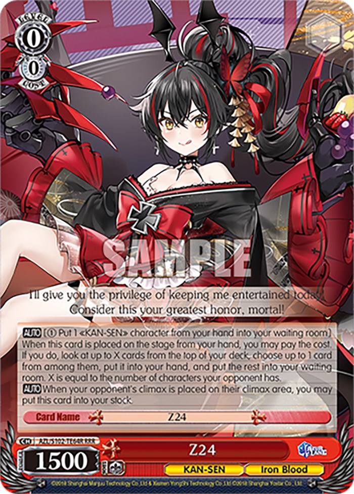 Image of Z24 (AZL/S102-TE64R RRR) [Azur Lane]