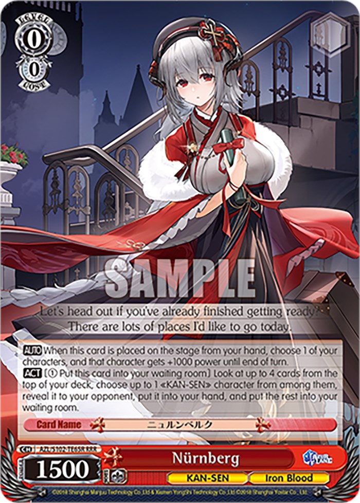 Image of Nurnberg (AZL/S102-TE65R RRR) [Azur Lane]