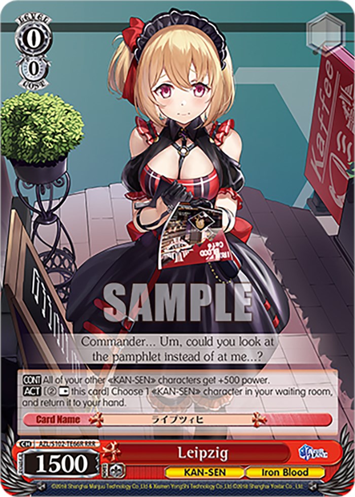 Image of Leipzig (AZL/S102-TE66R RRR) [Azur Lane]