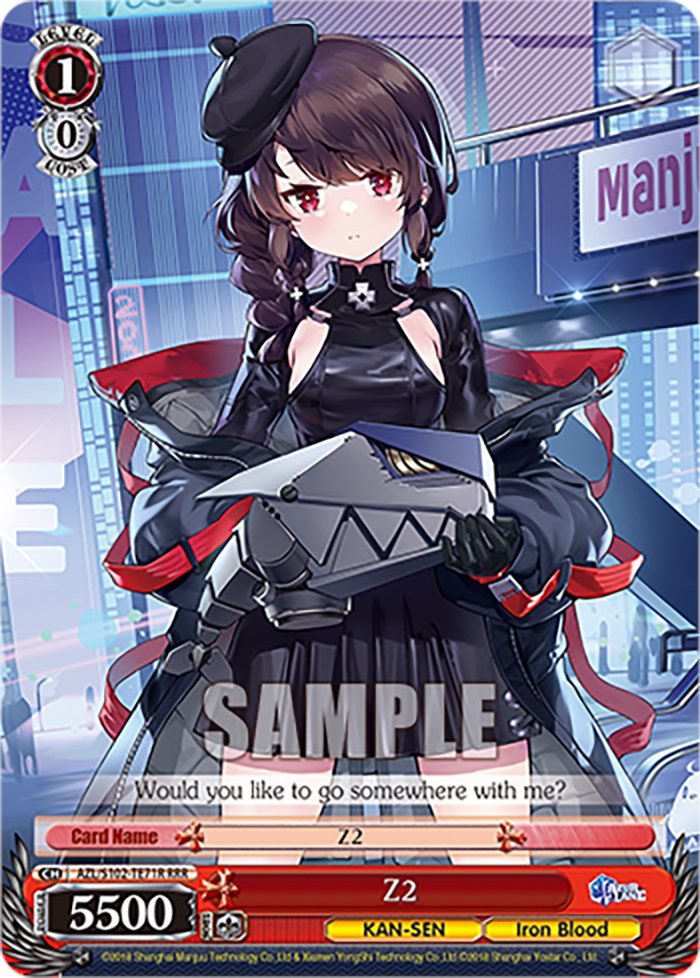 Image of Z2 (AZL/S102-TE71R RRR) [Azur Lane]