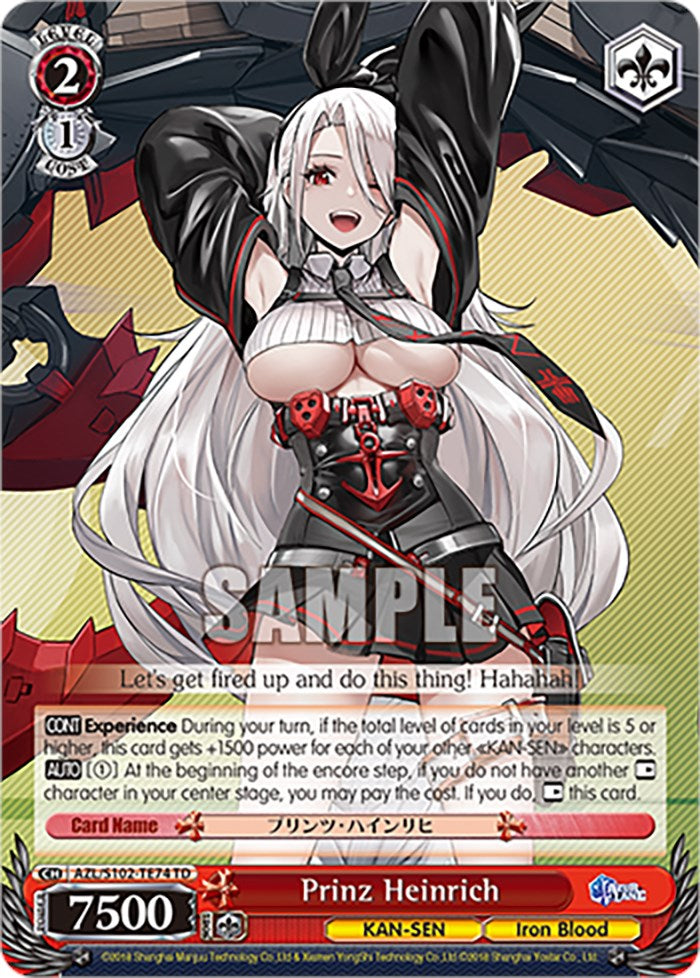 Image of Prinz Heinrich (AZL/S102-TE74 TD) [Azur Lane]