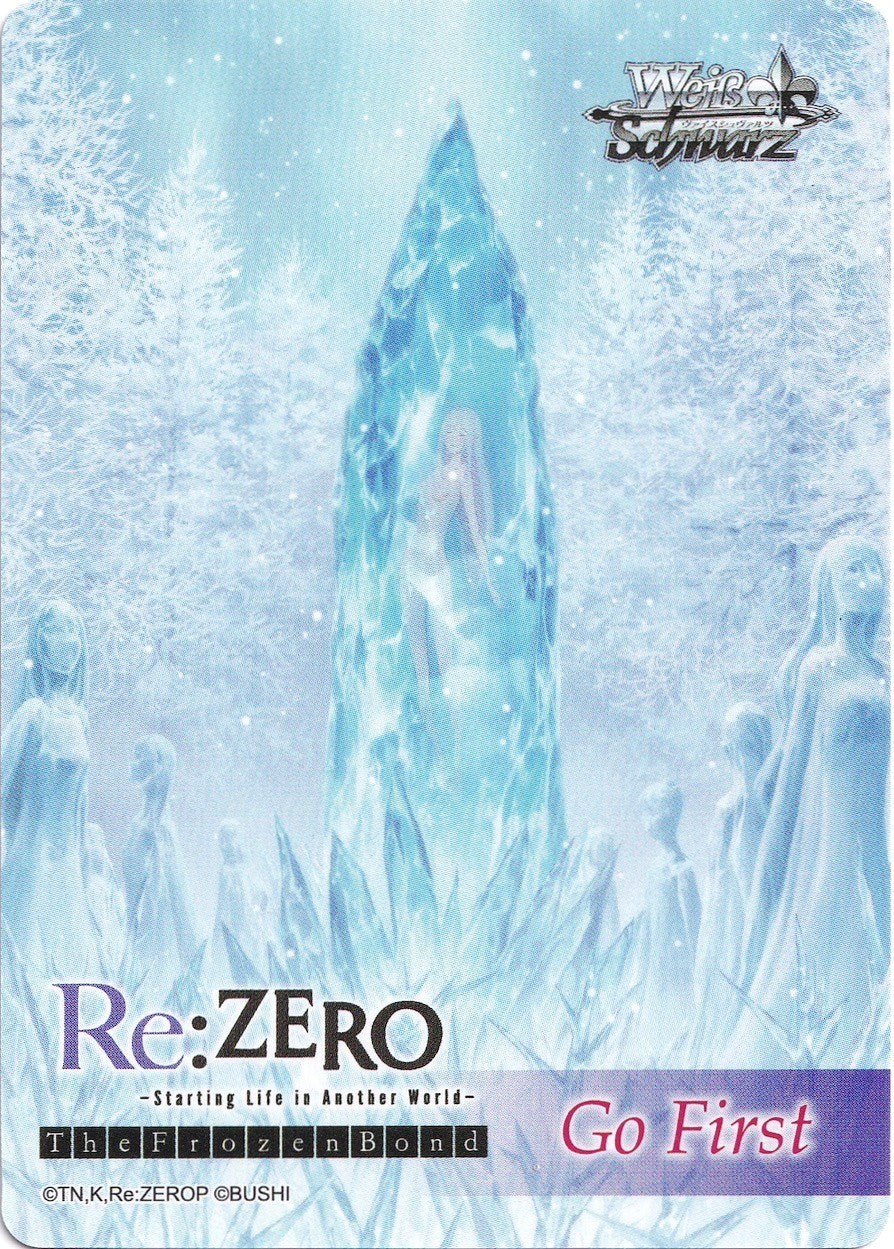 Image of Go First Card - Girl Imprisoned in Ice, Emilia [Re:ZERO: The Frozen Bond]