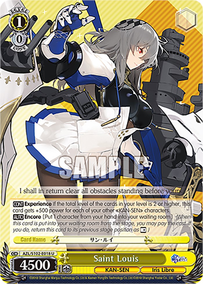 Image of Saint Louis (AZL/S102-E018 U) [Azur Lane]